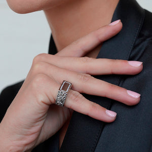 Chevalière Roxane Silver
